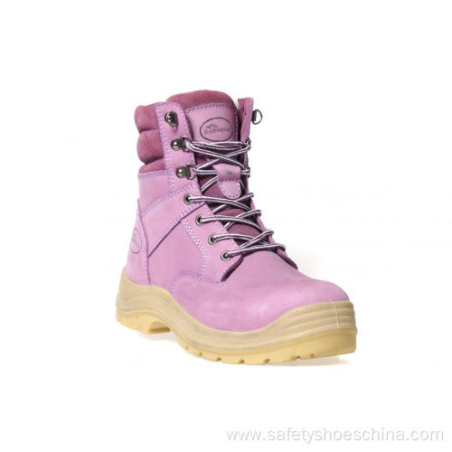 leather safety shoes steel toe cap